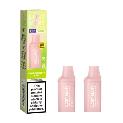 Strawberry Kiwi Lost Mary BM600 Pods - 20mg - Vape Product