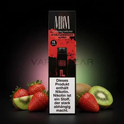 MBM Einweg Vape – Strawberry Kiwi - Vapebazar