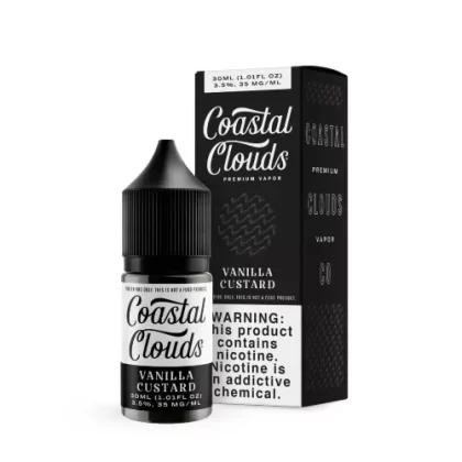 Coastal Clouds Salt E-Liquid – Vanilla Custard – 30ml