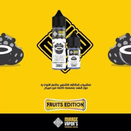 MIRAGE ENERGY DRINK BERRIES COCONUT MTL VAPE ELIQUID - Elegantvapestore