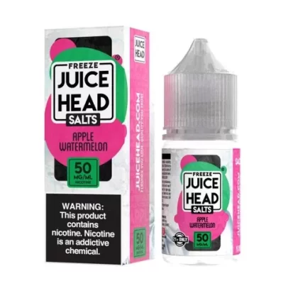 Juice Head Apple Watermelon Freeze Salts 30ml E-Juice - Eliquidsupply