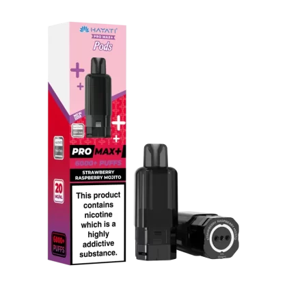 Strawberry Raspberry Mojito Hayati Pro Max+ Refill Pack - 20mg - Vape Product (42F9B1)