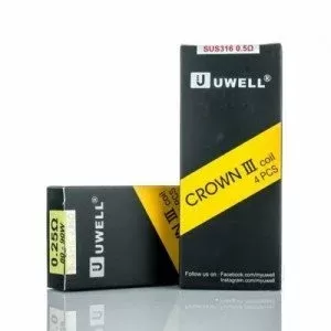 Uwell Crown 3 III Replacement Coil 0.5 OHM (pack of 4)