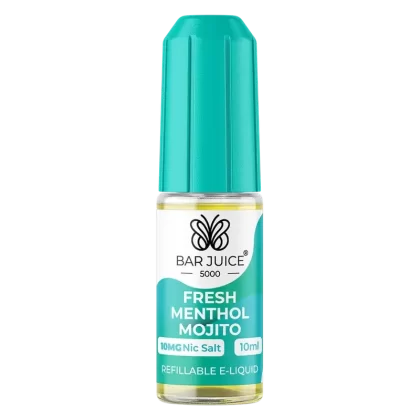 Bar Juice 5000 Fresh Menthol Mojito Nic Salt Vape Juice 10ml - Strength#10mg>20mg