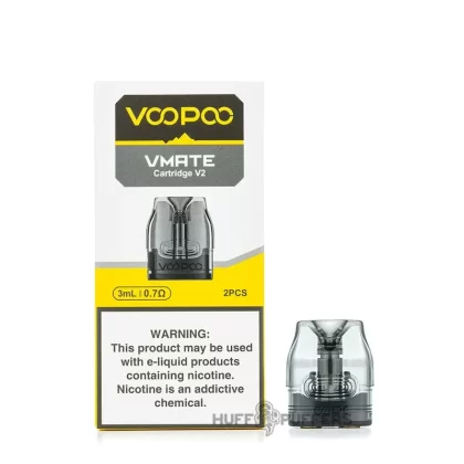 Voopoo Vmate Cartridge - Resistance#0.7 ohm (Side Fill)>1.2 ohm (Side Fill)>0.4 ohm (Top Fill)>0.7 ohm (Top Fill)>1.0 ohm (Top Fill)