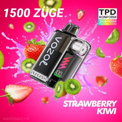 Vozol Vista Plug – Strawberry Kiwi Starter Kit - Pod Kit; La Fume; 850 mAh