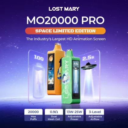 Lost Mary MO20K MO20000 Pro "SPACE LIMITED EDITION" Disposable Device - 20000 Puffs - Peppermint