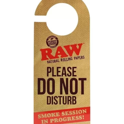 Raw “Do Not Disturb” Door Sign