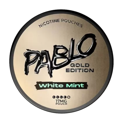 White Mint Pablo Gold Edition Nicotine Pouches - Vapeshop Co