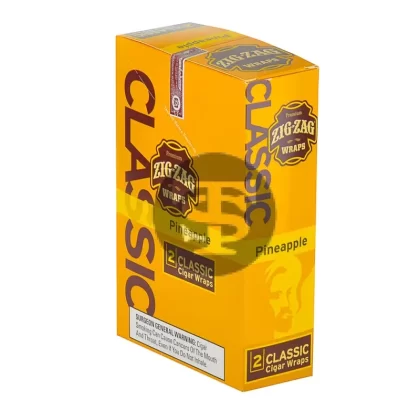 Zig Zag Wraps Premium Classic Pineapple 25 Packs of 2 - Vape Store