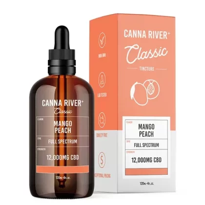 Canna River CBD Oil – Classic Full Spectrum Tincture – Mango Peach