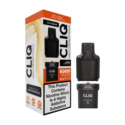 Mango Pineapple Avomi Cliq 6000 Refill Pack - Vapeshop Co