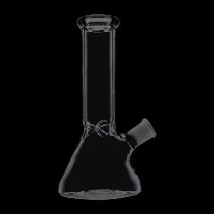 Glass Beaker Base Ice Bong with Colored Mouthpiece - Vape Store