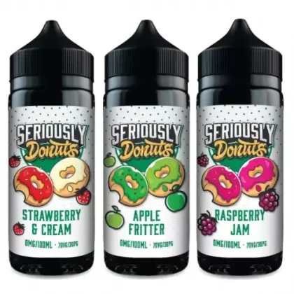 Seriously E Liquid FULL RANGE 100 By Doozy Vape 0mg Vape Juice 70VG/30PG