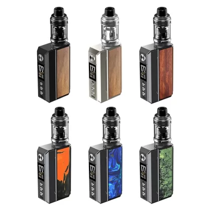 VOOPOO Drag 4 Box Mod Kit - Gunmetal+Rosewood/Wood Series(Standard)