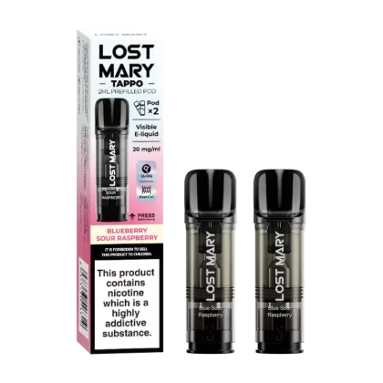 Blueberry Sour Raspberry Lost Mary Tappo Pods - Vapeshop Co