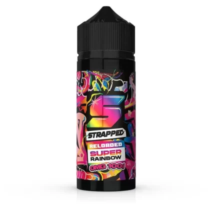 Super Rainbow By Strapped Reloaded 100ml Shortfill - Ejuicewarehouse