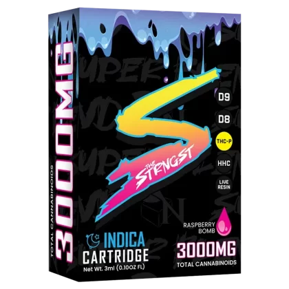 THE STRONGEST CRT – 3000MG – RASPBERRY BOMB – INDICA - Subscription#One Time Purchase>Every 14 Days (Save 15%)>Every 30 Days (Save 10%)