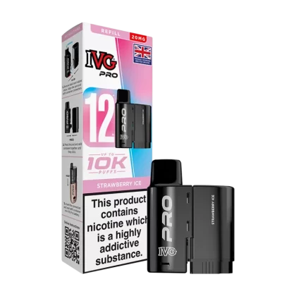 Strawberry Ice IVG Pro 12 Refill Pack - 20mg