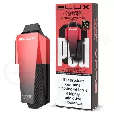 Strawberry Raspberry Cherry Elux Cyberover 6K Refill Pack