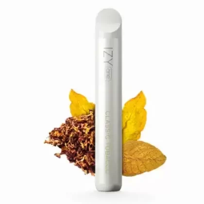IZY ONE VAPE – Classic Tobacco - Ice / Orange / Izy One Vape / 18mg/ml / 400 mAh / Propylenglykol / pflanzliches Glycerin / Aromastoffe / Nikotin / ca. 600