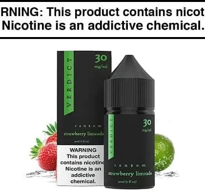 RANSOM (STRAWBERRY LIMEADE) BY VERDICT SALTS 30ML - Vapejuice