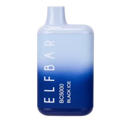 BLACK ICE ELF BAR BC5000 5000 Puffs Disposable Vape – 13ML - Flavor#BLACK ICE Elf Bar Flavor