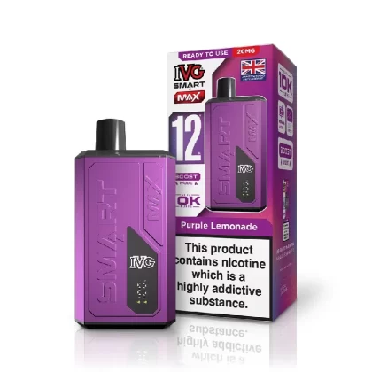 IVG Smart Max Purple Lemonade Starter Kit - Nicotine Strength#20mg (56E76F)
