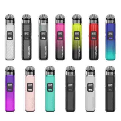 SMOK Novo Pro 30W Pod System Kit - Black Carbon Fiber, Black Gun Metal Leather (F39A37)