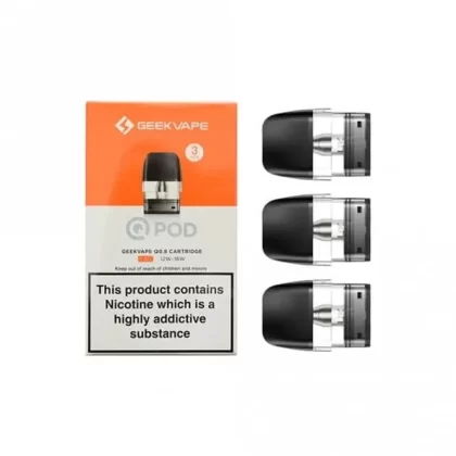Q Replacement Pods by GeekVape (3 Pack) - 1.2 Ohm