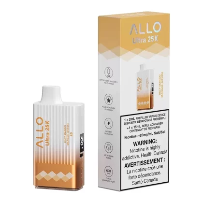Allo Ultra 25K Disposable Vape Device – Juicy Mango 17ml