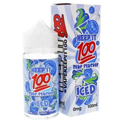 Keep it 100 – Blue Slushie ICED 100ml - Level#0mg>3mg>6mg