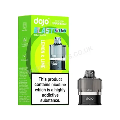 Vaporesso Dojo Blast 6000 Lemon & Lime Prefilled Pods - Vapestreams Co