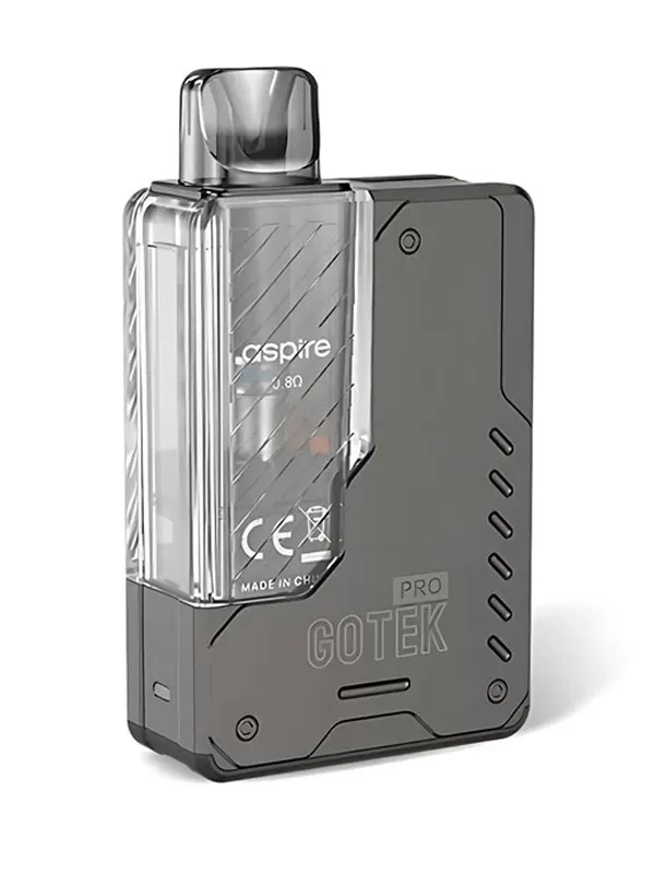 Aspire Gotek Pro Pod Vape Kit - Gunmetal, Titanium - Image 2