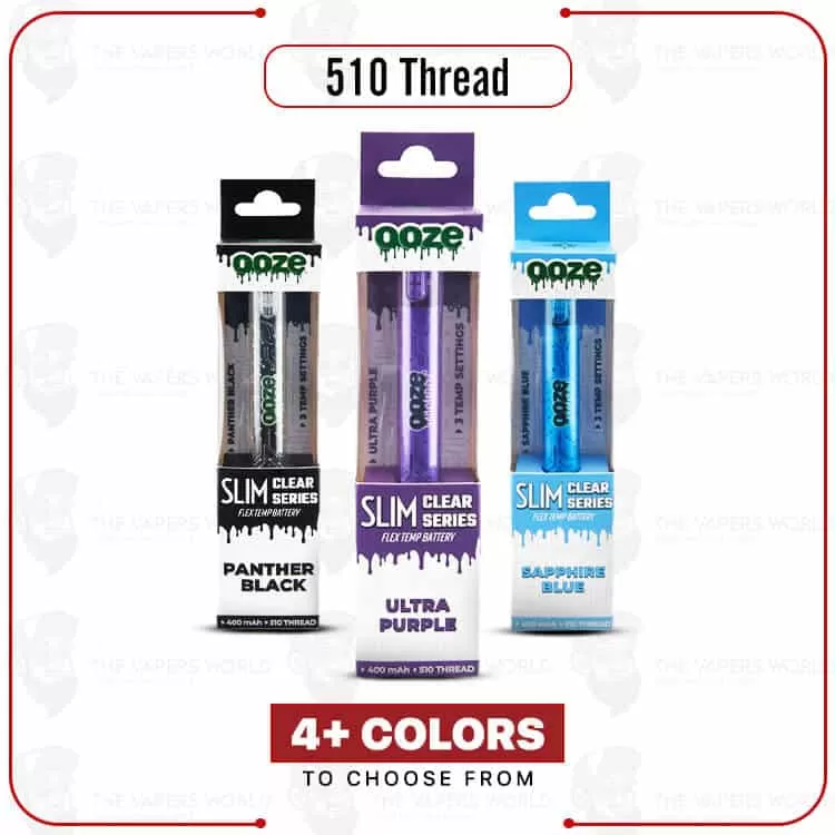 Ooze Slim Clear Series Battery - Thevapersworld