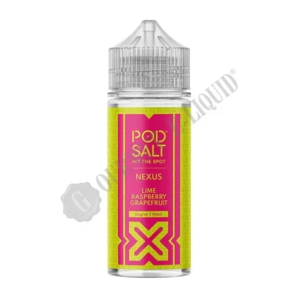 Lime Raspberry Grapefruit 100ml Shortfill E-Liquid by Pod Salt Nexus - Size#100ml~Nicotine Strength#0mg~Add Nicotine Shot For#0mg>3mg>6mg