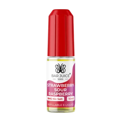 Strawberry Sour Raspberry Nic Salt by Bar Juice 5000 - 10mg - Vape Product
