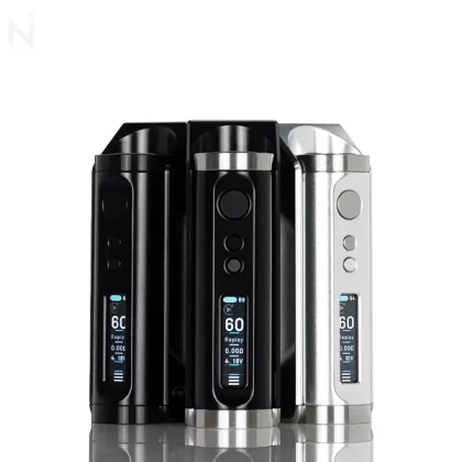 Mods House Kust 18650 DNA60C Box Mod - Stainless Steel/Black
