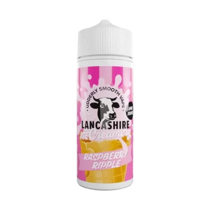 Raspberry Ripple Shortfill e-Liquid by The Lancashire Ice Creamery