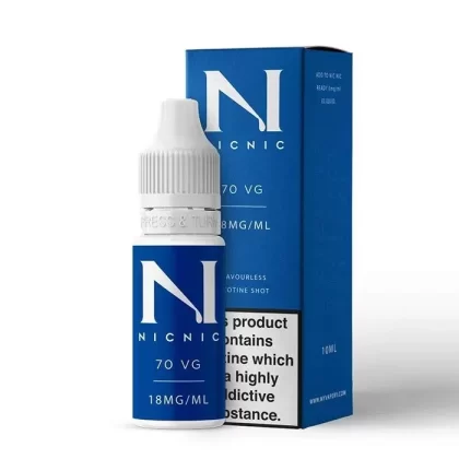 Nic Nic by My Vapery Nicotine Shot VG70% 10ml 18mg