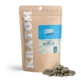 500mg Kratom Capsules – White Maeng Da – 100 ct – Chill Plus - Vape Store