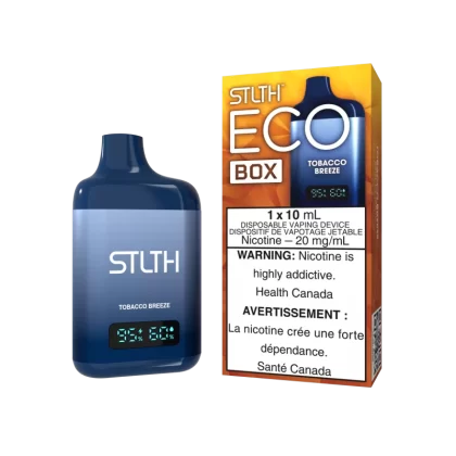 STLTH ECO BOX - Tobacco Breeze - 20 mg/mL (wholeseller) (SK) - Excise FED, 20 mg/mL (DSD) (SK) - Excise FED