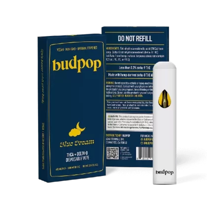 BudPop Blue Dream Disposable – THCa & Delta 8