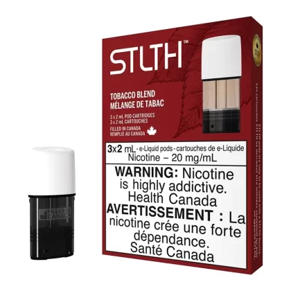 STLTH E-Liquid Pod Pack – Tobacco Blend - Nicotine Strength#20mg/ml>BOLD 50>Nicotine Free