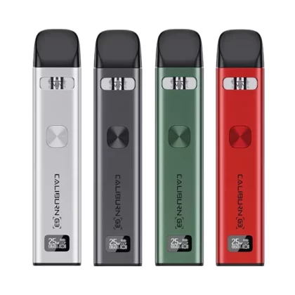 Uwell Caliburn G3 Kit - Colour#Black>Blue>Green>Grey>Red>Silver