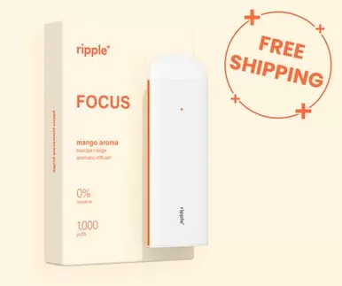 Ripple Vape – Focus – Nicotine Free