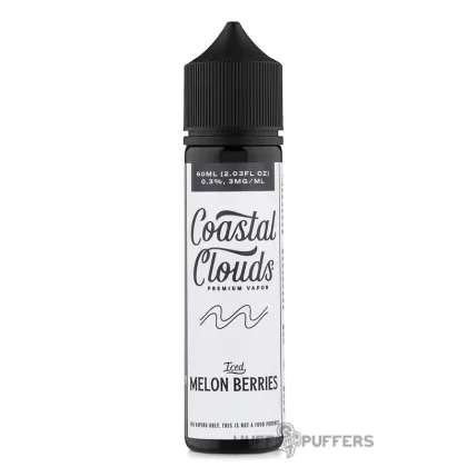 Coastal Clouds – Iced Melon Berries 60mL - Nicotine Strength#0mg>3mg>6mg