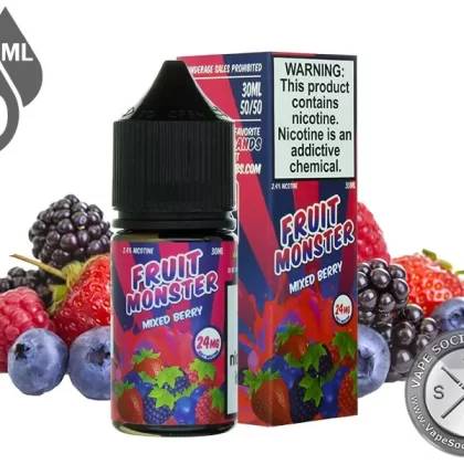 Mixed Berry Fruit Monster Salt 30ml - Vape Product, Vape Product