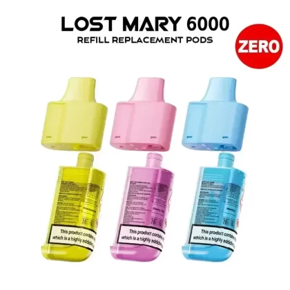 Lost Mary BM 6K Refill Pods (0mg) - Vapestreams Co