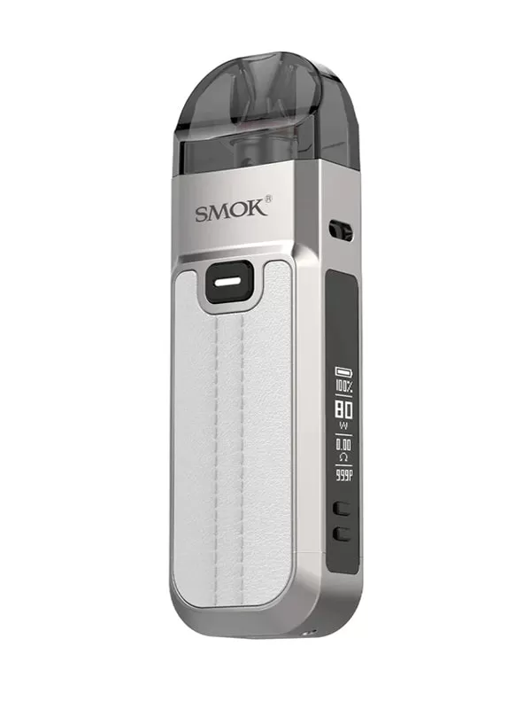 SMOK NORD 5 Pod Kit 80W - Beige White Leather - Image 2